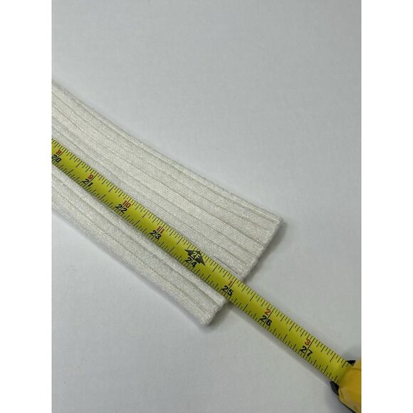 EXPRESS Ribbed Turtleneck Long Sleeve Knit Shirt Women's Small Beige - Picture 5 of 10